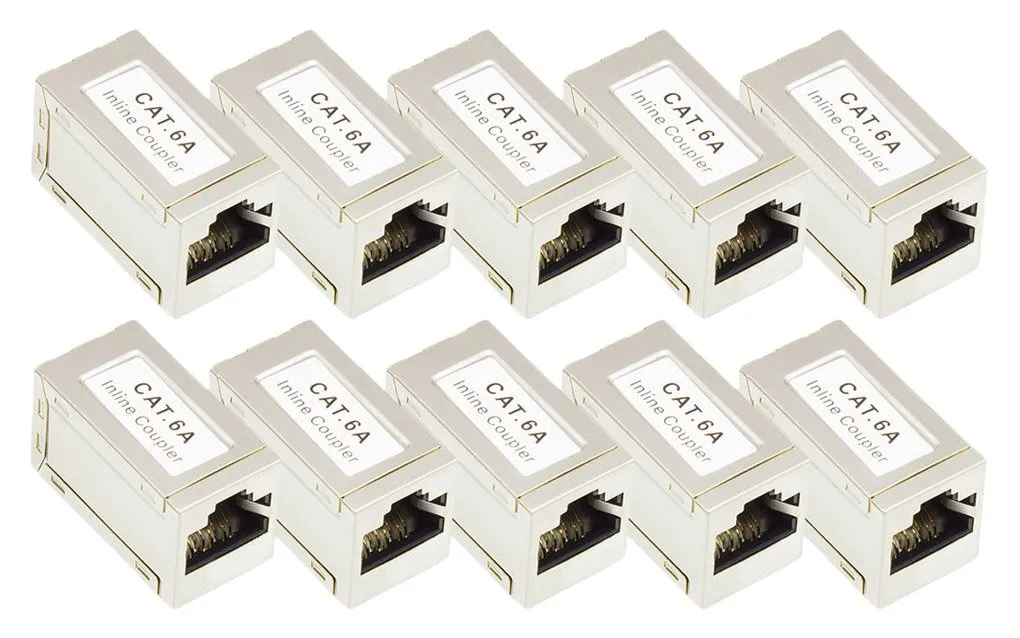 Good Connections Cat.6A Patchkabel-Kupplung RJ45 silber