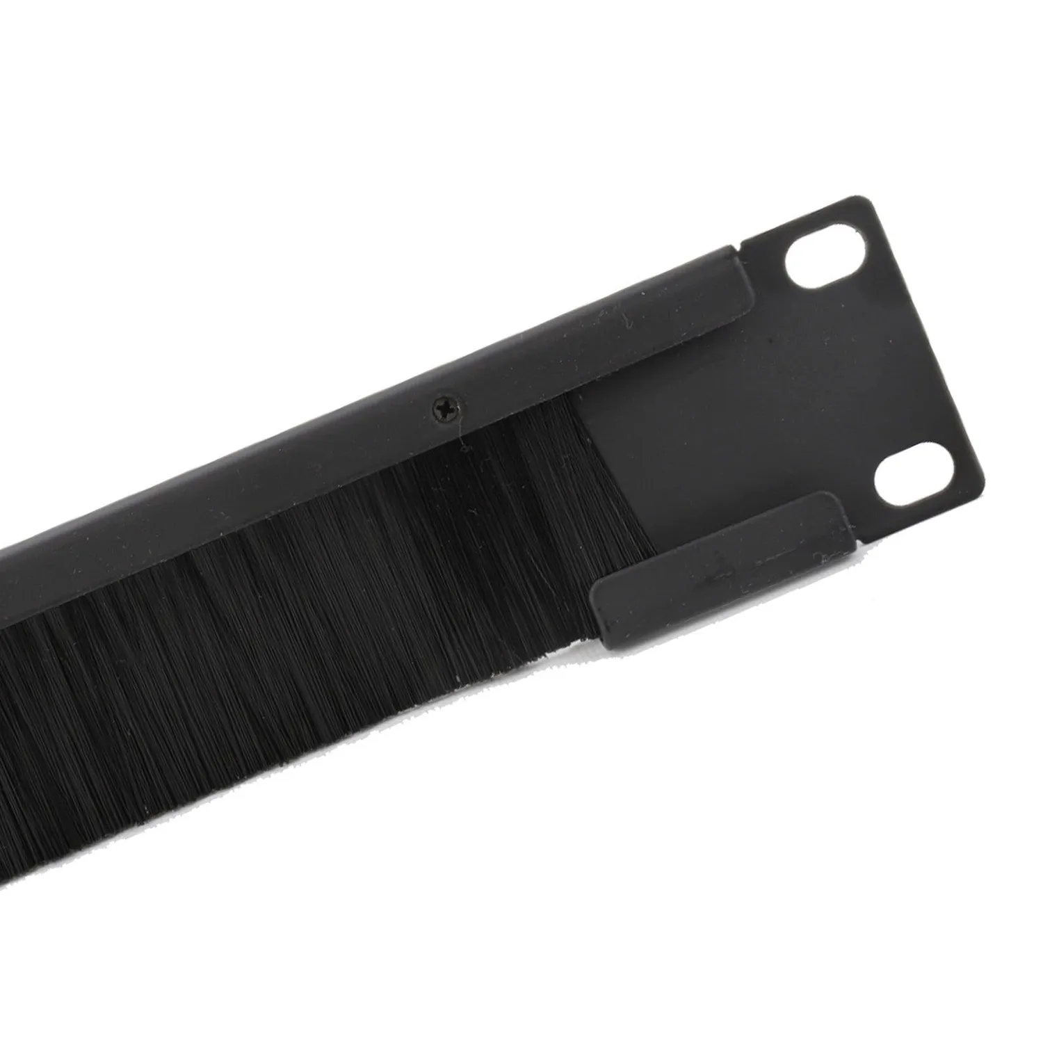 Kenable Bürstenleiste 1U Halbes Frame 19 Zoll Schwarz