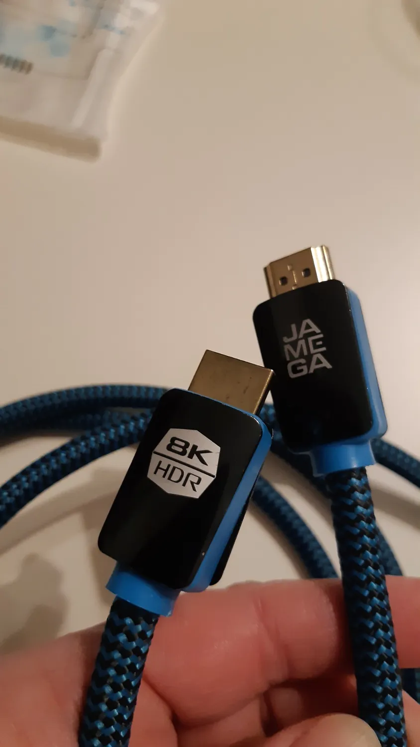 JAMEGA 8K HDMI Kabel 2.1 2m 48Gbps schwarz