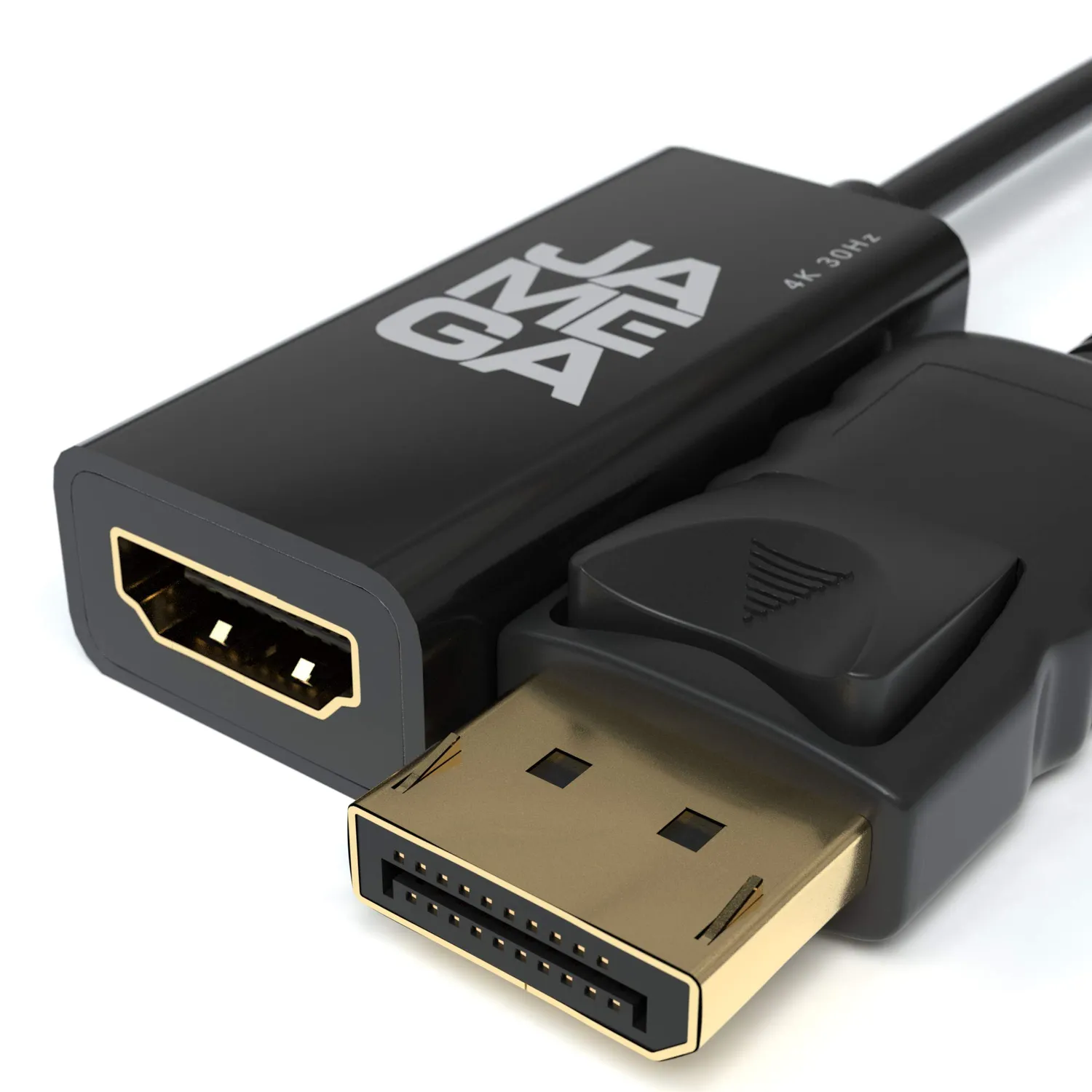 Jamega DisplayPort HDMI Adapter 4K 30Hz vergoldet DP-HDMI