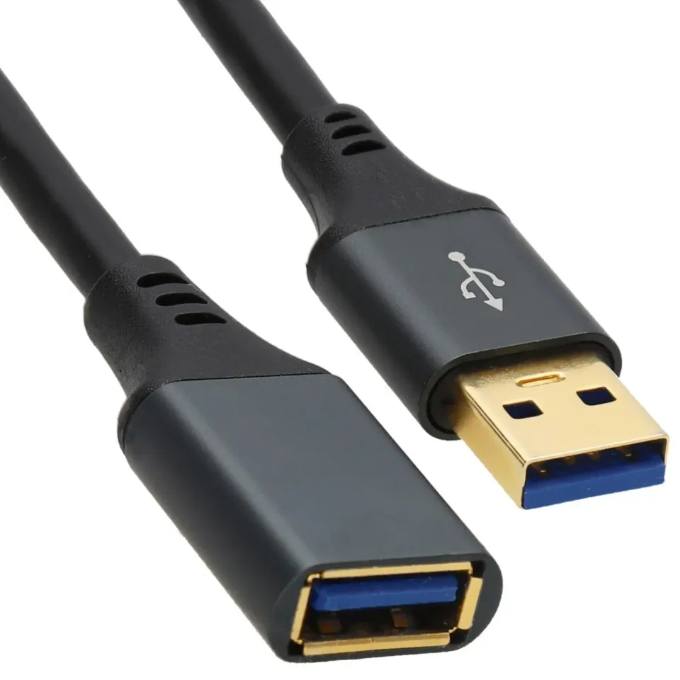 Kenable USB 3.0 Verlängerungskabel A 0,5m Metall schwarz
