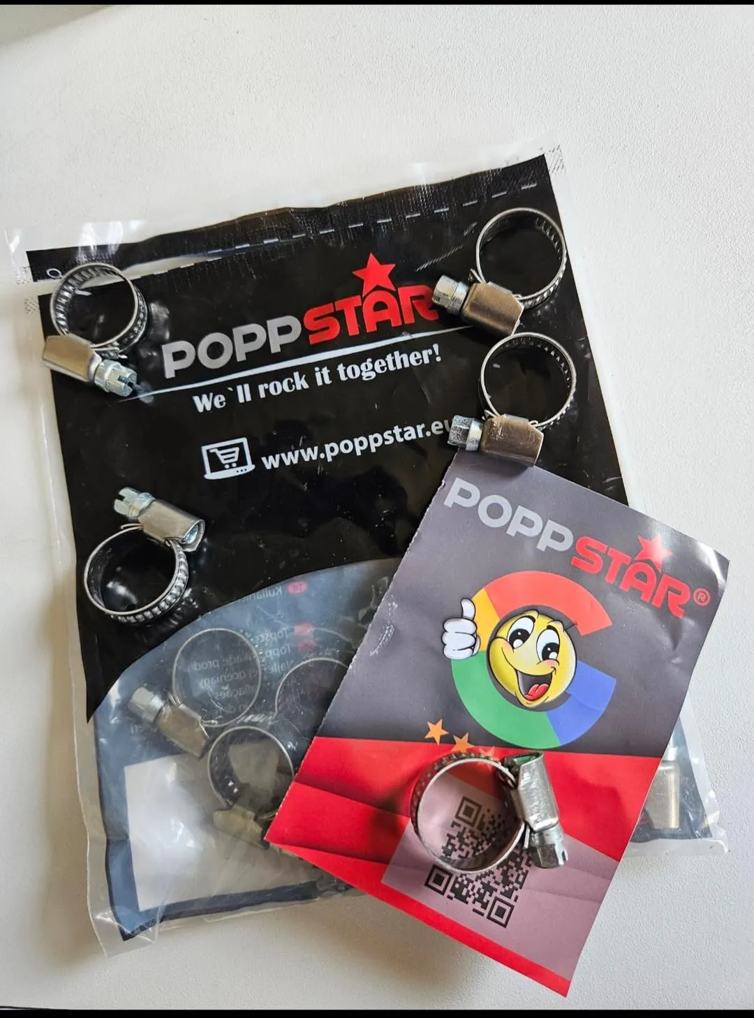 Poppstar Schlauchschellen Edelstahl 12-20mm 12er W2