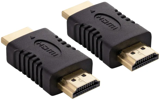 Poppstar HDMI Adapter Stecker-Stecker Kupplung 2er 4K