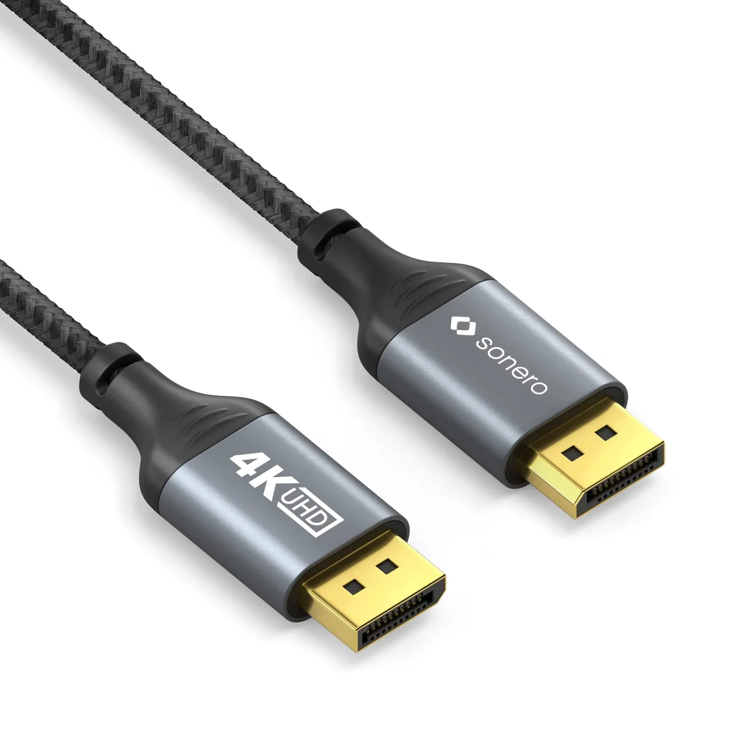 Sonero SPC-DP100-010 DisplayPort Kabel 1 m 4K60 Grau