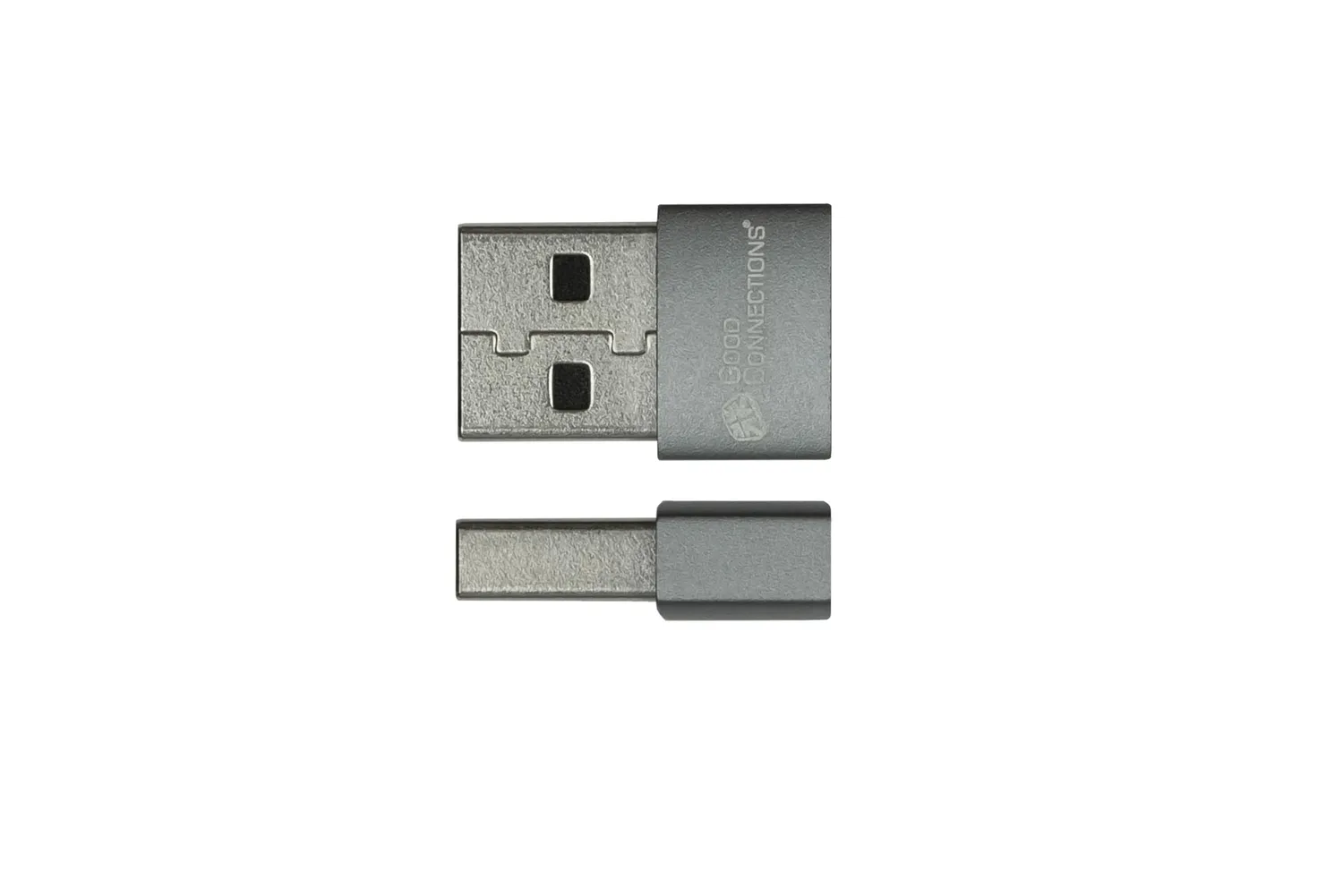 Good Connections USB-A auf USB-C Adapter 10er-Set grau