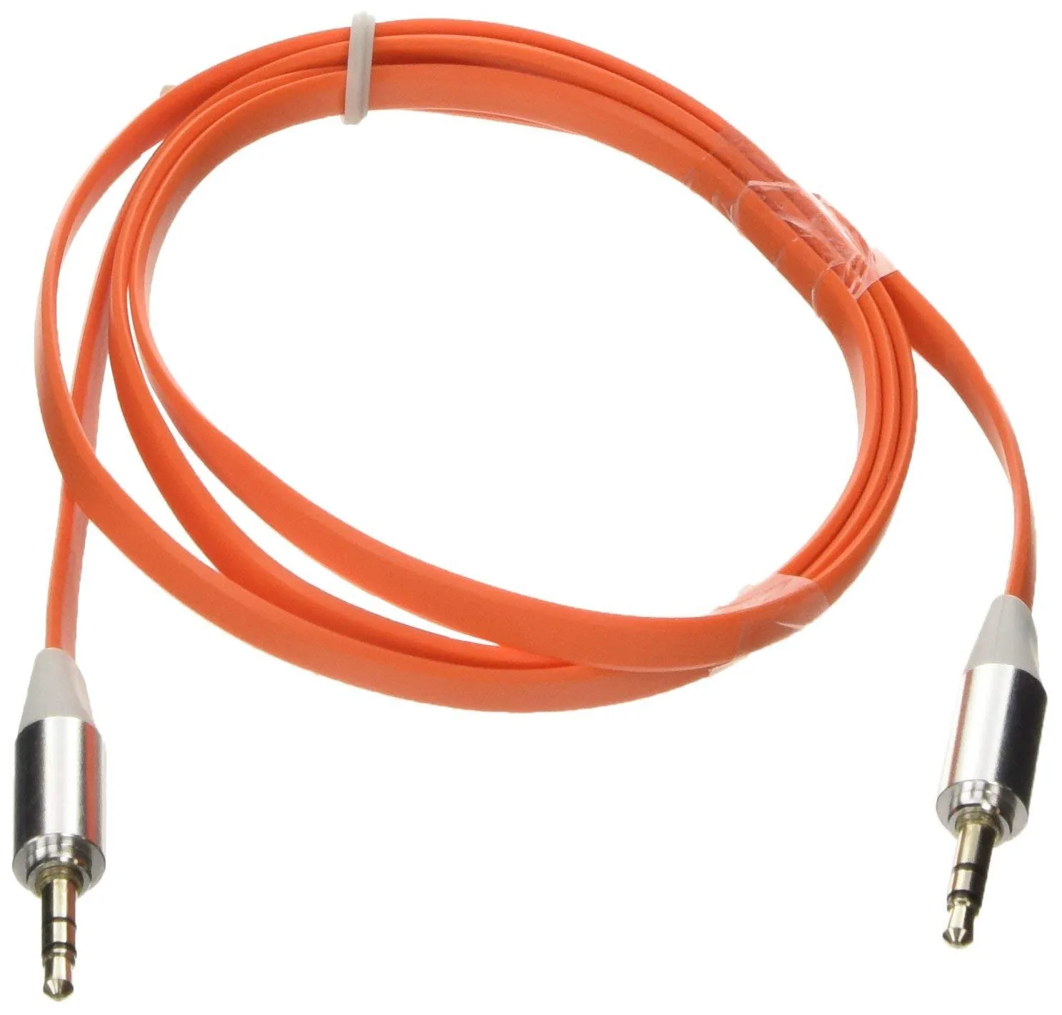 Poppstar 3,5 mm Flachband Klinkenkabel 1 m schwarz