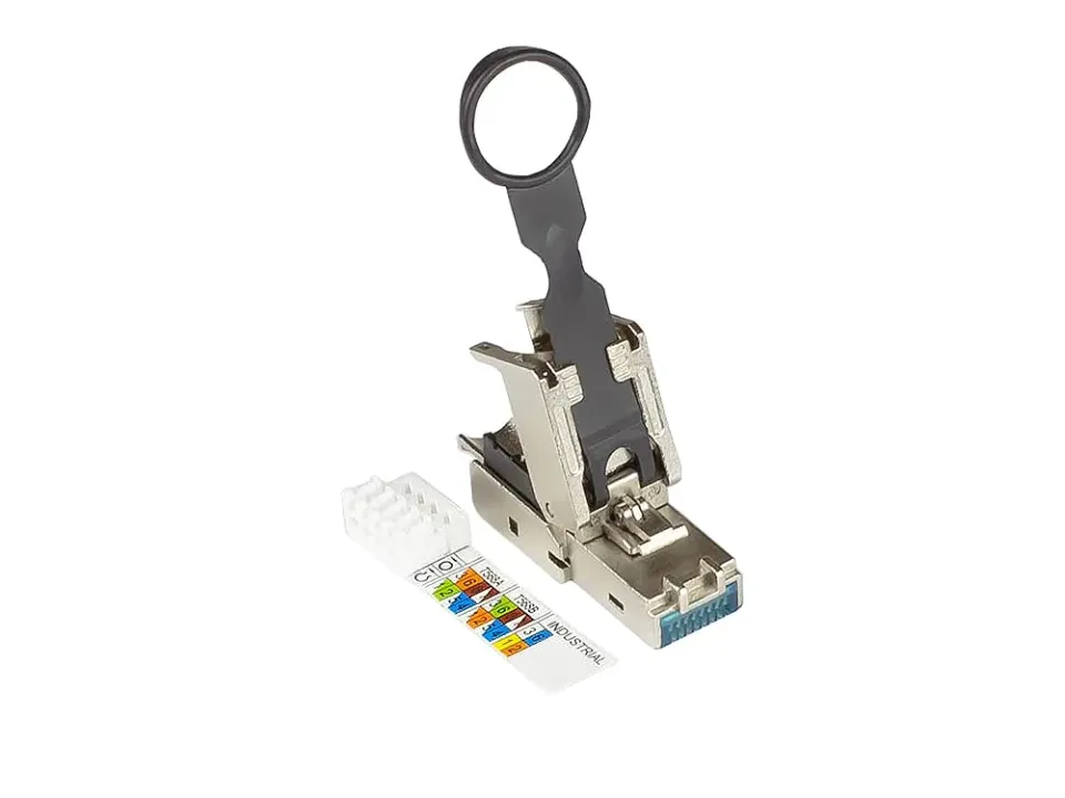 Good Connections Cat. 6A Netzwerkstecker werkzeuglos STP Metall
