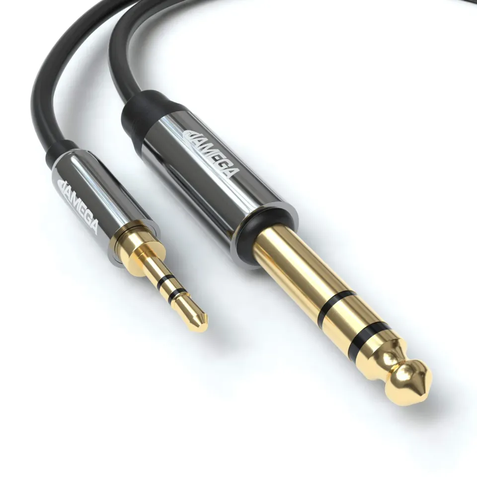 Jamega Aux Audiokabel 3,5 auf 6,35 mm 3 m