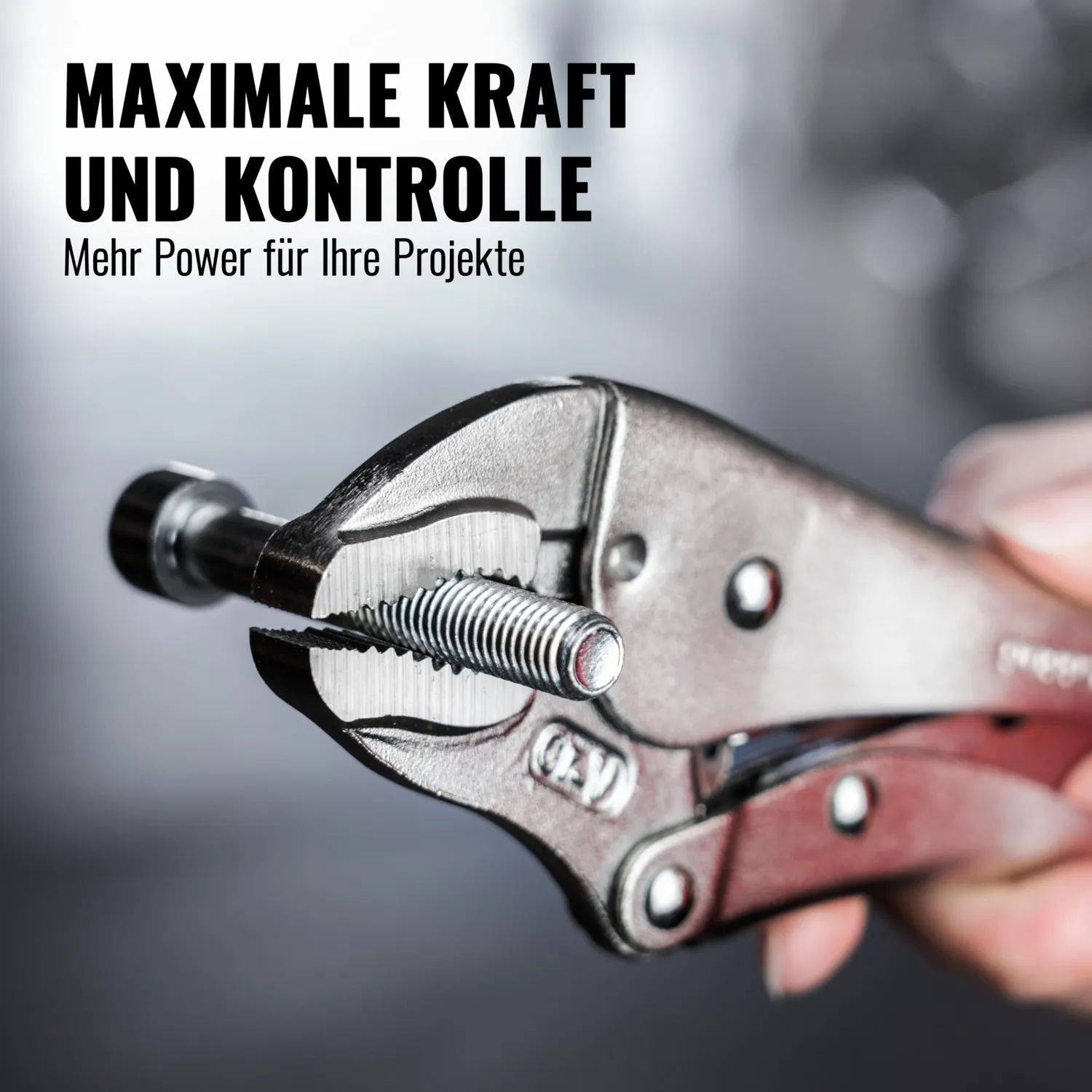 Poppstar Universal-Gripzange 225 mm Feststellzange Chrom-Vanadium