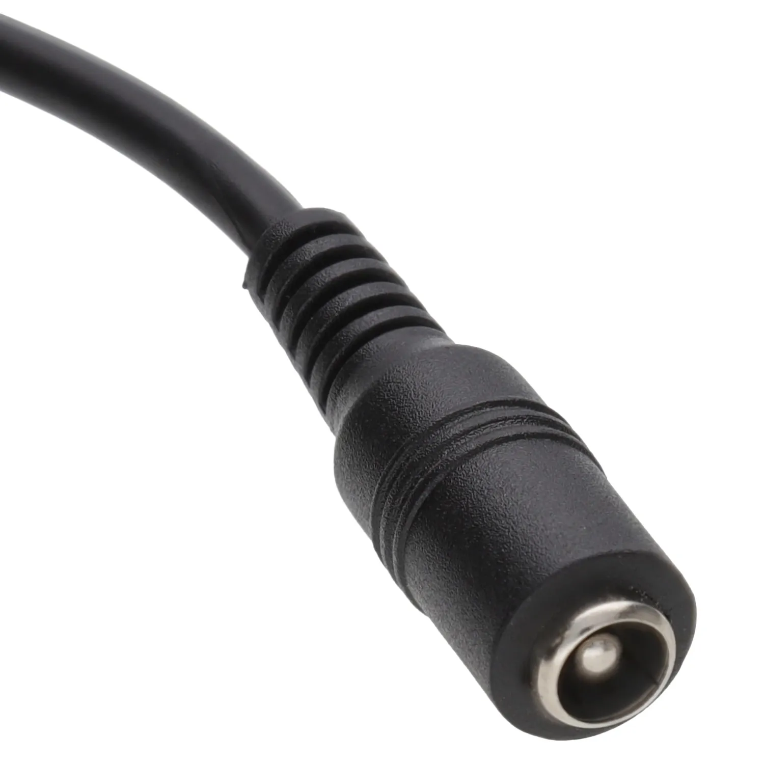 Kenable DC Verlängerungskabel 5,5x2,5mm gewinkelt 1m schwarz