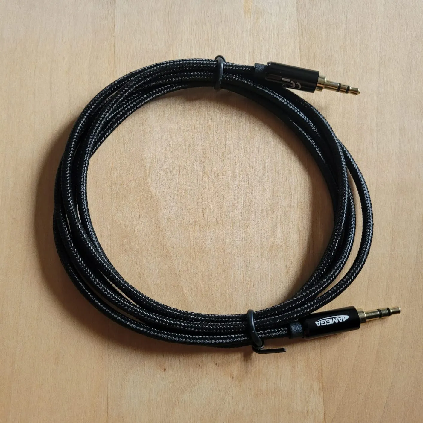 Jamega Aux Kabel 1,5 m 3,5 mm Nylon Stereo schwarz