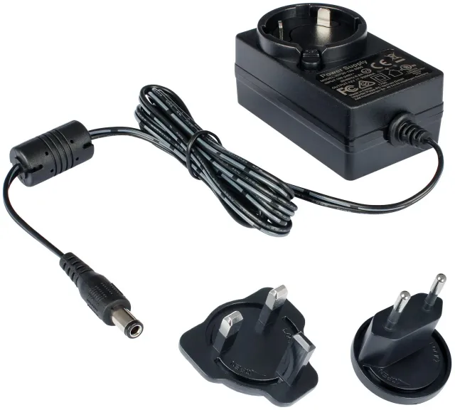 Poppstar 12V 2A Netzteil 5,5/2,5mm 24W EU+UK