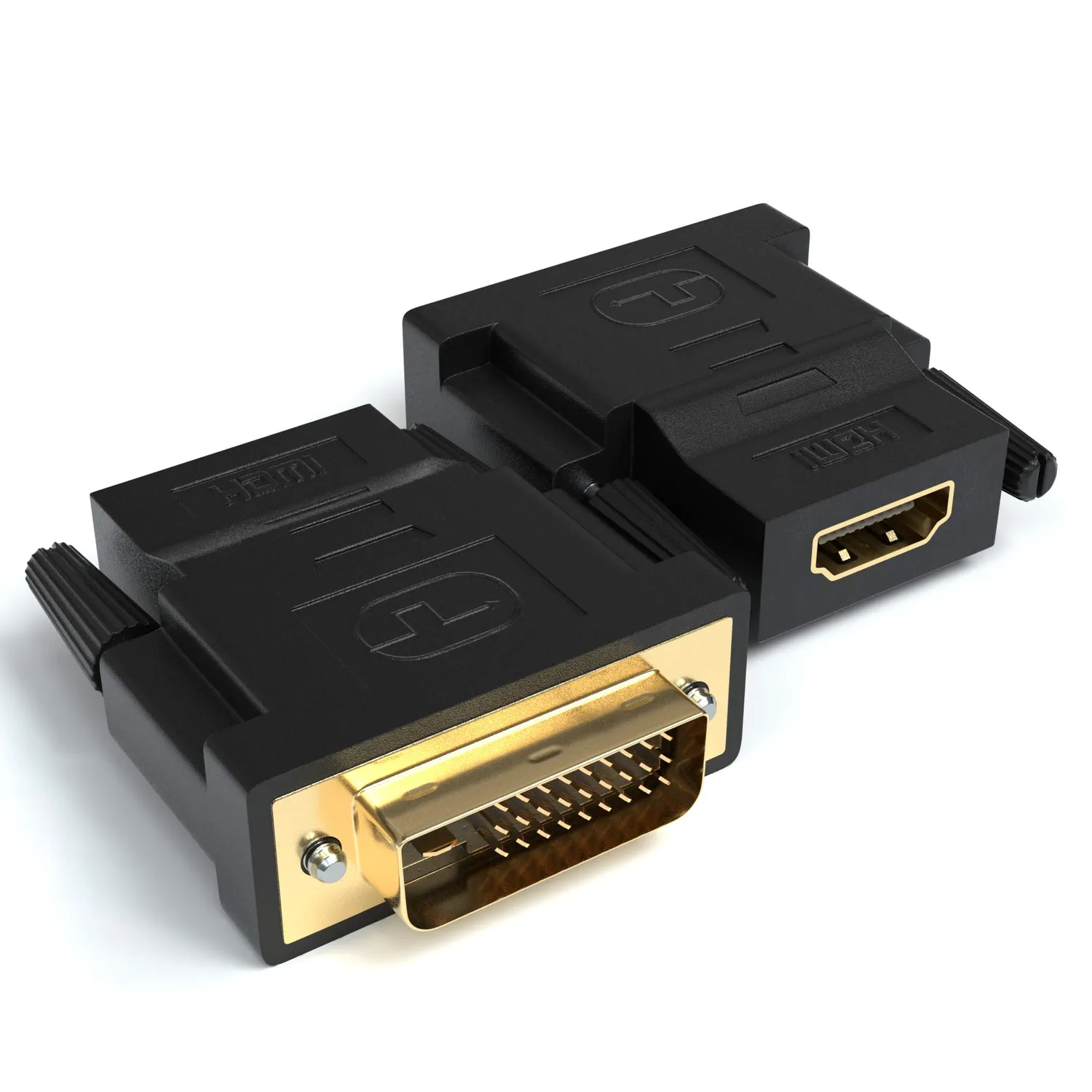 JAMEGA HDMI-DVI Adapter Buchse-Stecker 1er Pack