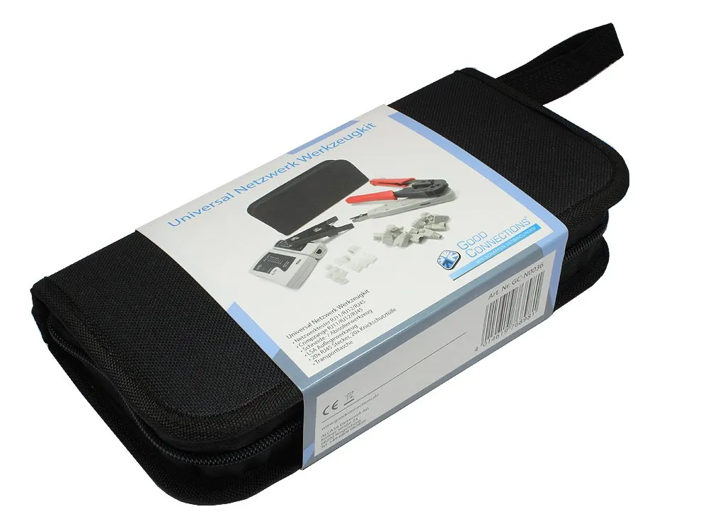 Good Connections Netzwerk Werkzeug Kit 6in1 RJ45 Tester Set