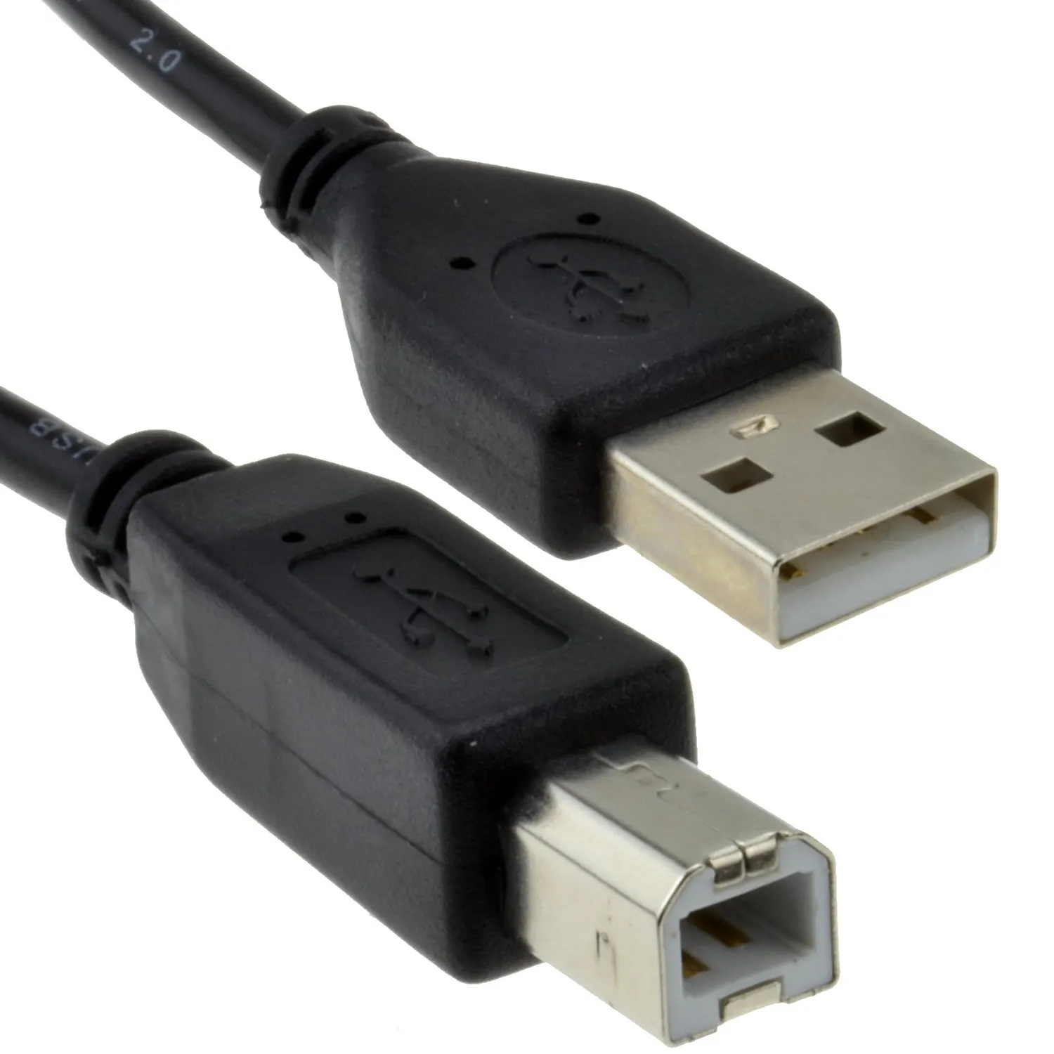 Kenable USB 2.0 Druckerkabel A auf B 0,15m schwarz