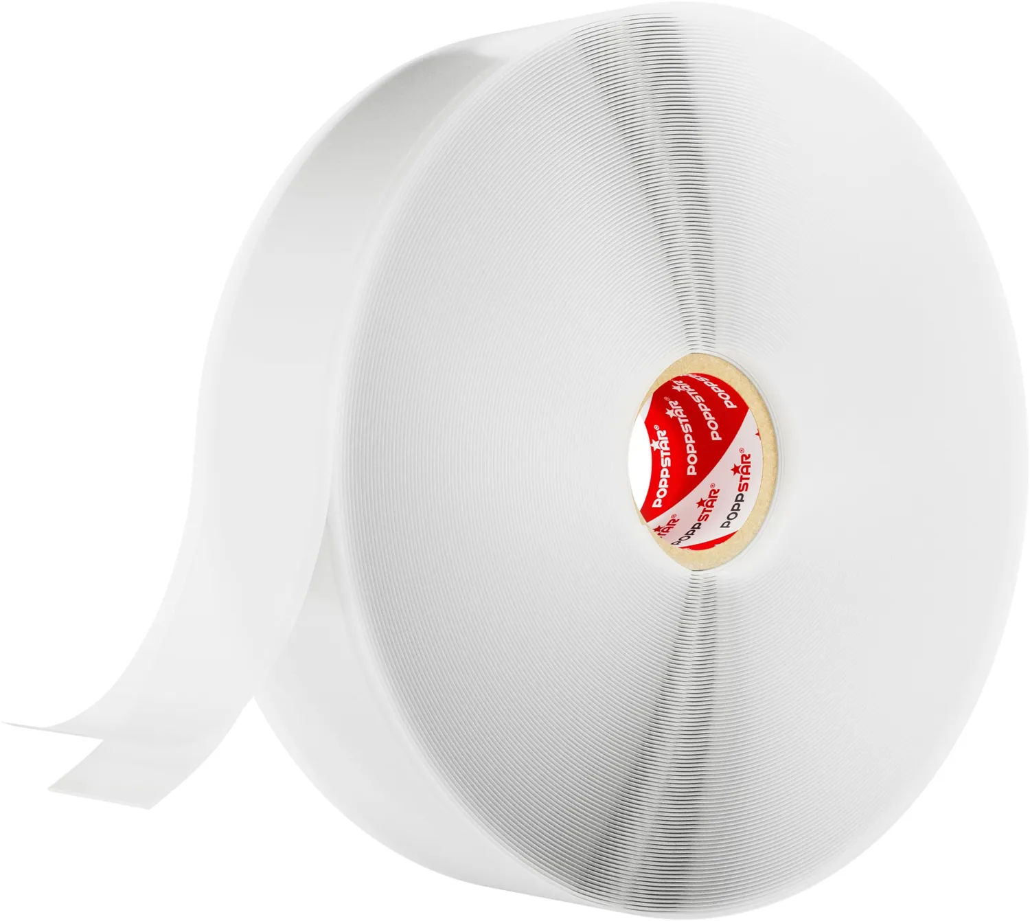 Poppstar Silikonband 3m x 25mm Dichtungsband weiß 1 Rolle