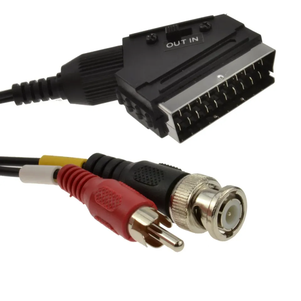 Kenable BNC auf Scart Konverter Kabel 1,5 m