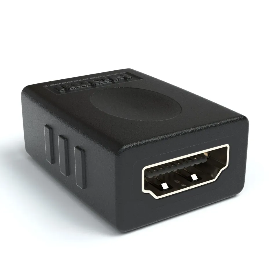 Jamega HDMI Adapter Buchse-Buchse 1er Pack vergoldet 4K