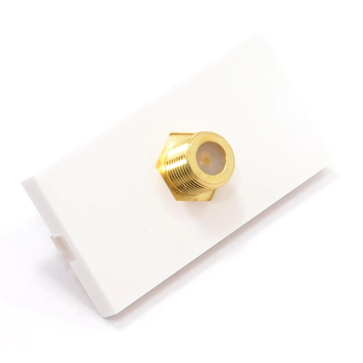 kenable 3,5mm Klinkenbuchse Modul weiß 15cm