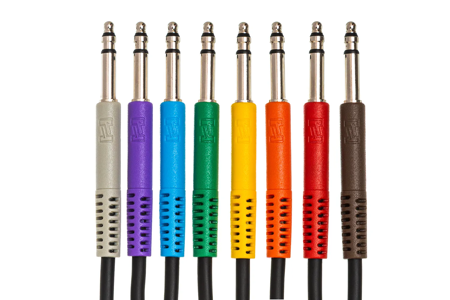 Hosa TTS-800-PATCH Patchkabel symmetrisch 8er Set