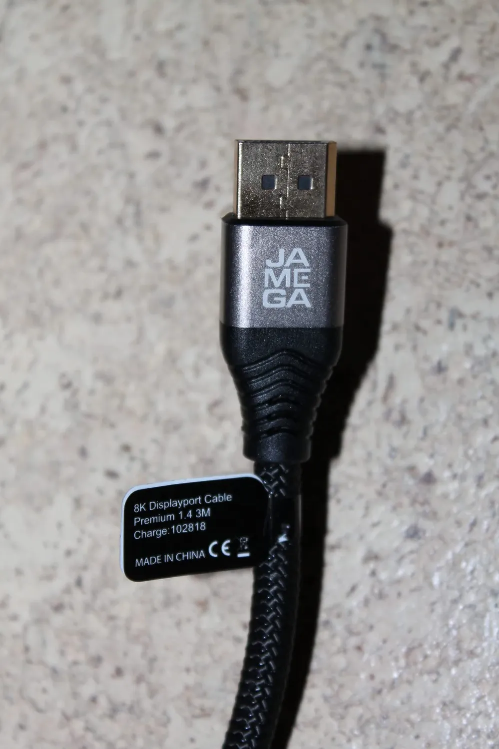 Jamega DisplayPort Kabel 1.4 8K 1,5m Gaming Nylon