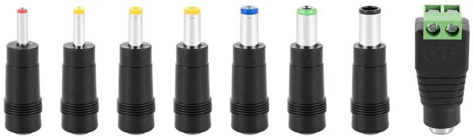 Poppstar Universal Netzteil Adapter Set 8 Hohlstecker
