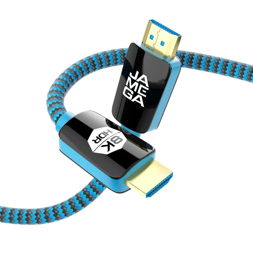 JAMEGA 8K HDMI Kabel 2.1 2m 48Gbps schwarz