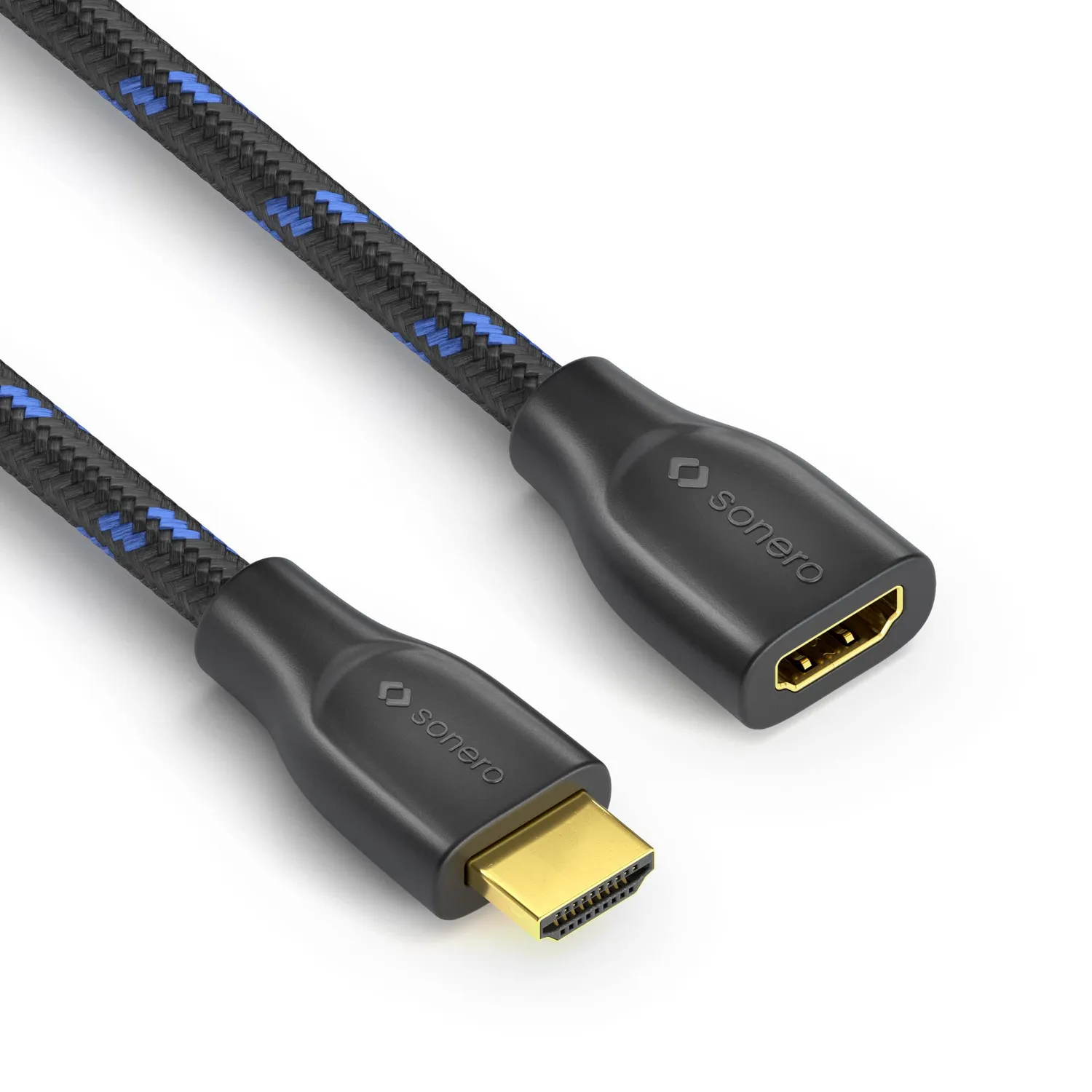 Sonero HDMI Verlängerungskabel 4K 3m Stecker Buchse