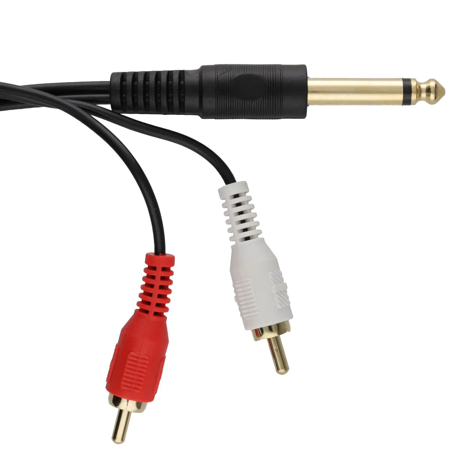 Kenable Mono Klinke Cinch Kabel 6,35mm 5 m schwarz