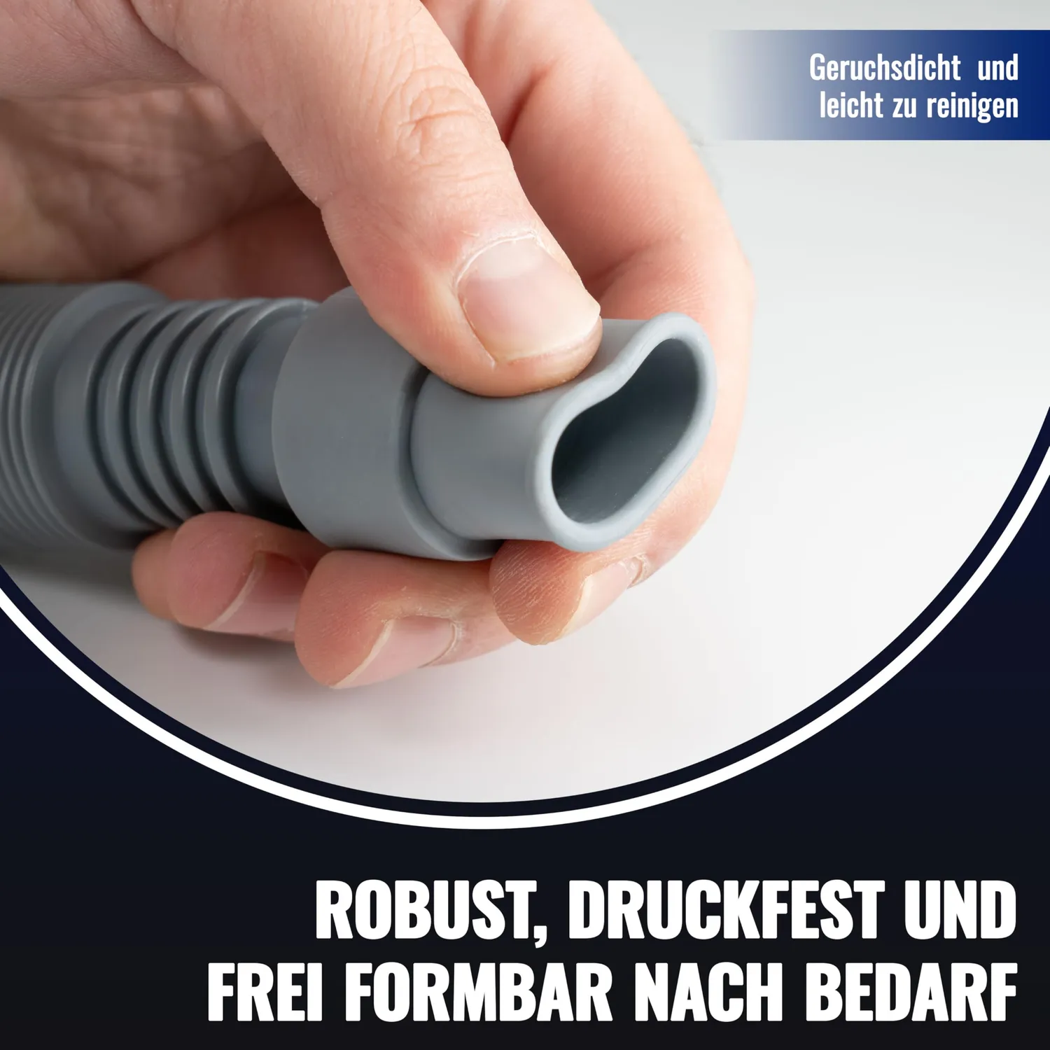 Poppstar Waschmaschinenschlauch Verlängerung 3/4" 60-200cm Set