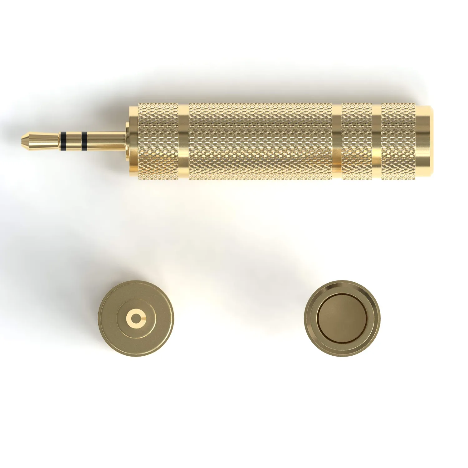 JAMEGA Klinke Adapter 3,5 mm auf 6,35 mm 1 Stück