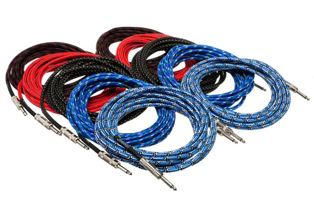 Hosa 3GT-18C Gitarrenkabel 5,5m Stoff Klinke