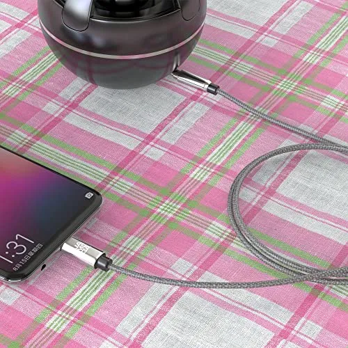 JAMEGA USB-C auf Klinke Aux Kabel 0,5m Nylon Stereo