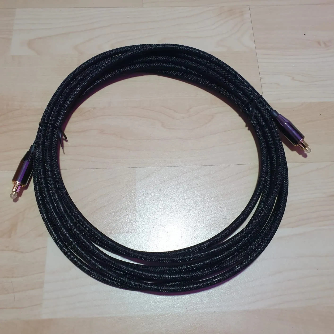 JAMEGA Toslink Optisches Kabel 3 m Nylon Soundbar