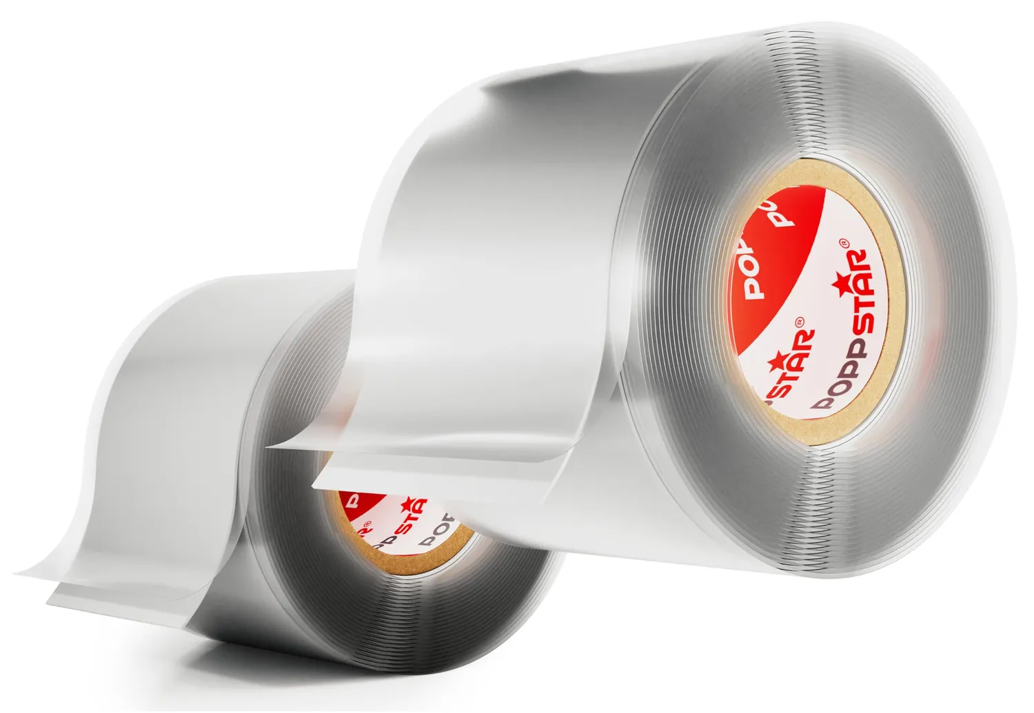 Poppstar Silikonband selbstverschweißend 2x3m grau