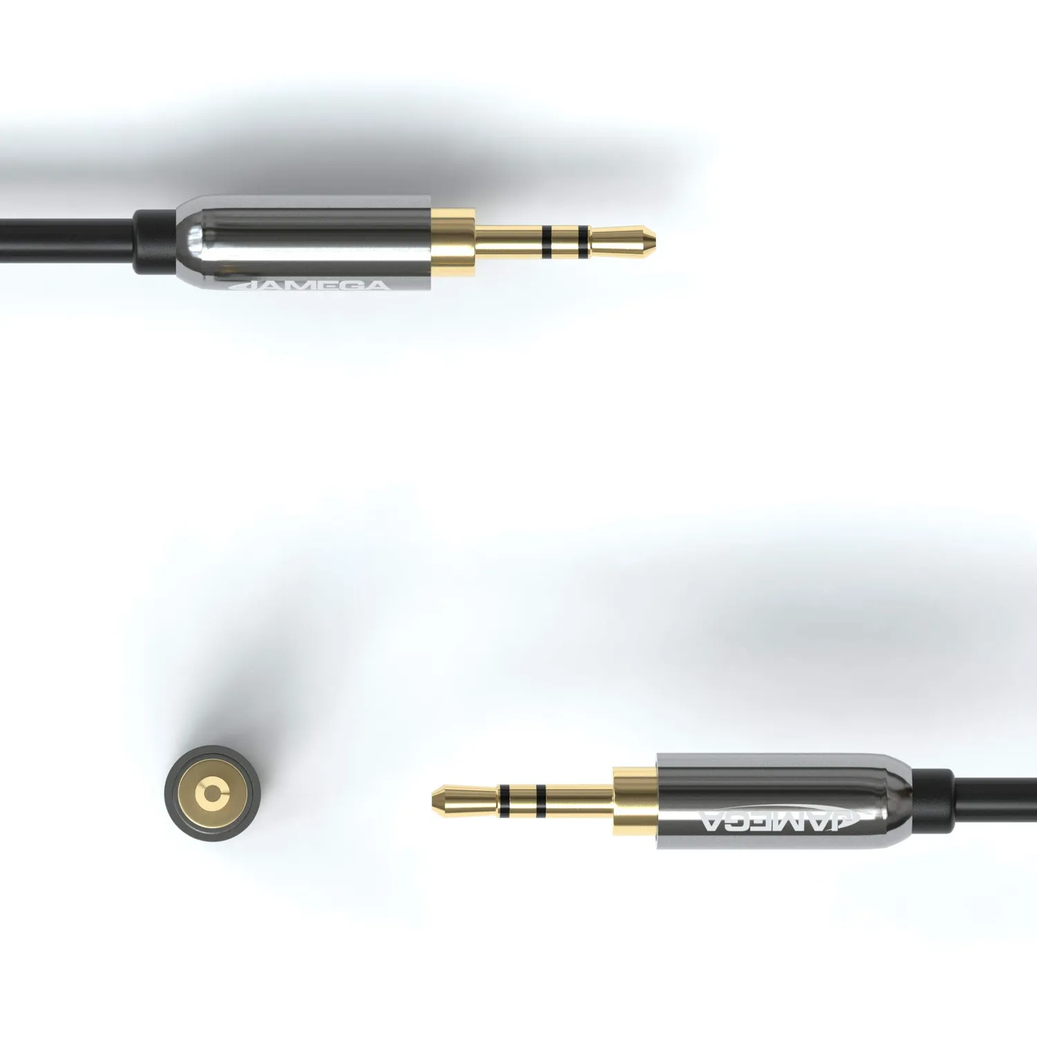 Jamega Stereo Klinken Adapter 0,1 m 3,5 mm auf 6,3 mm