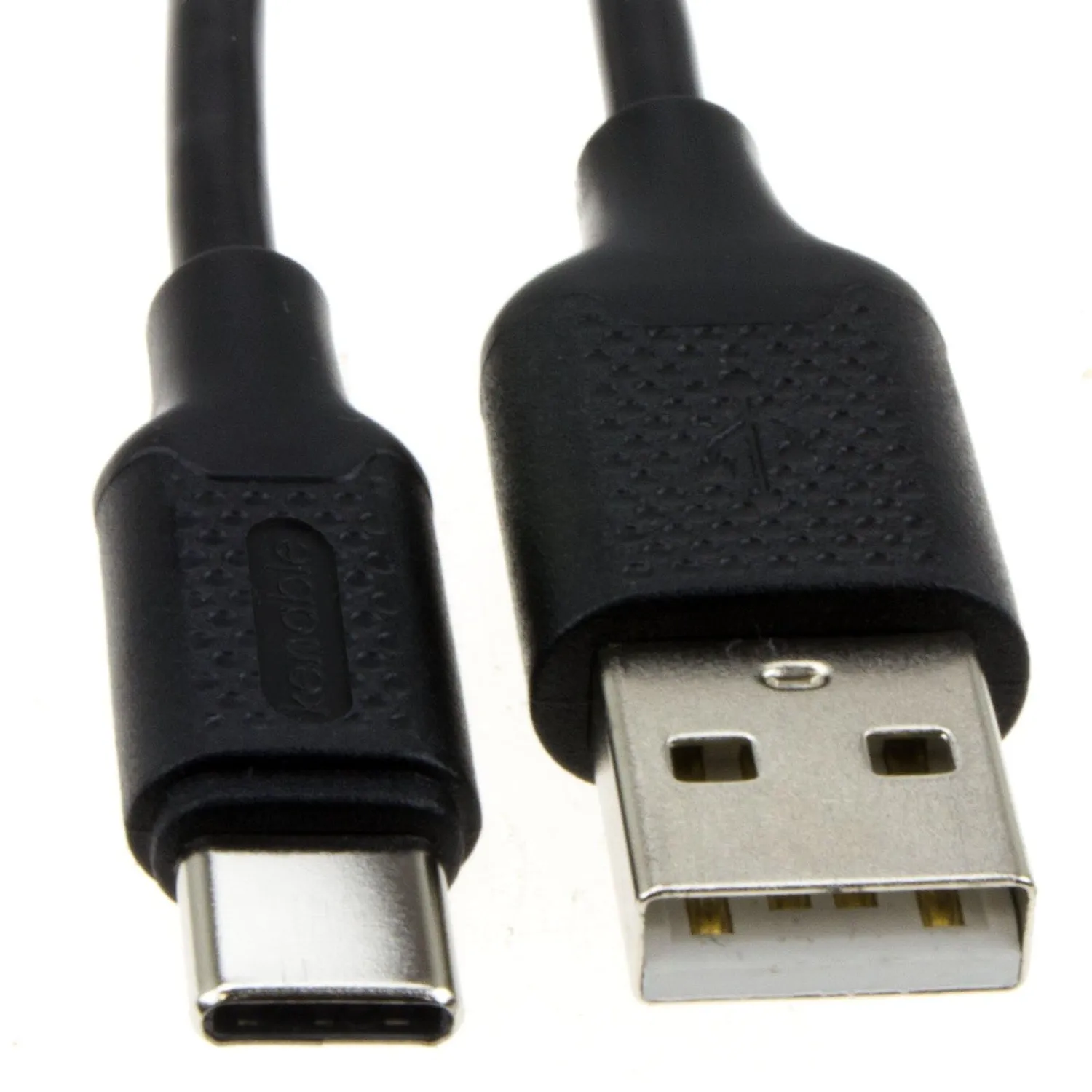 kenable USB-C Schnellladekabel USB-A 2m schwarz 3A