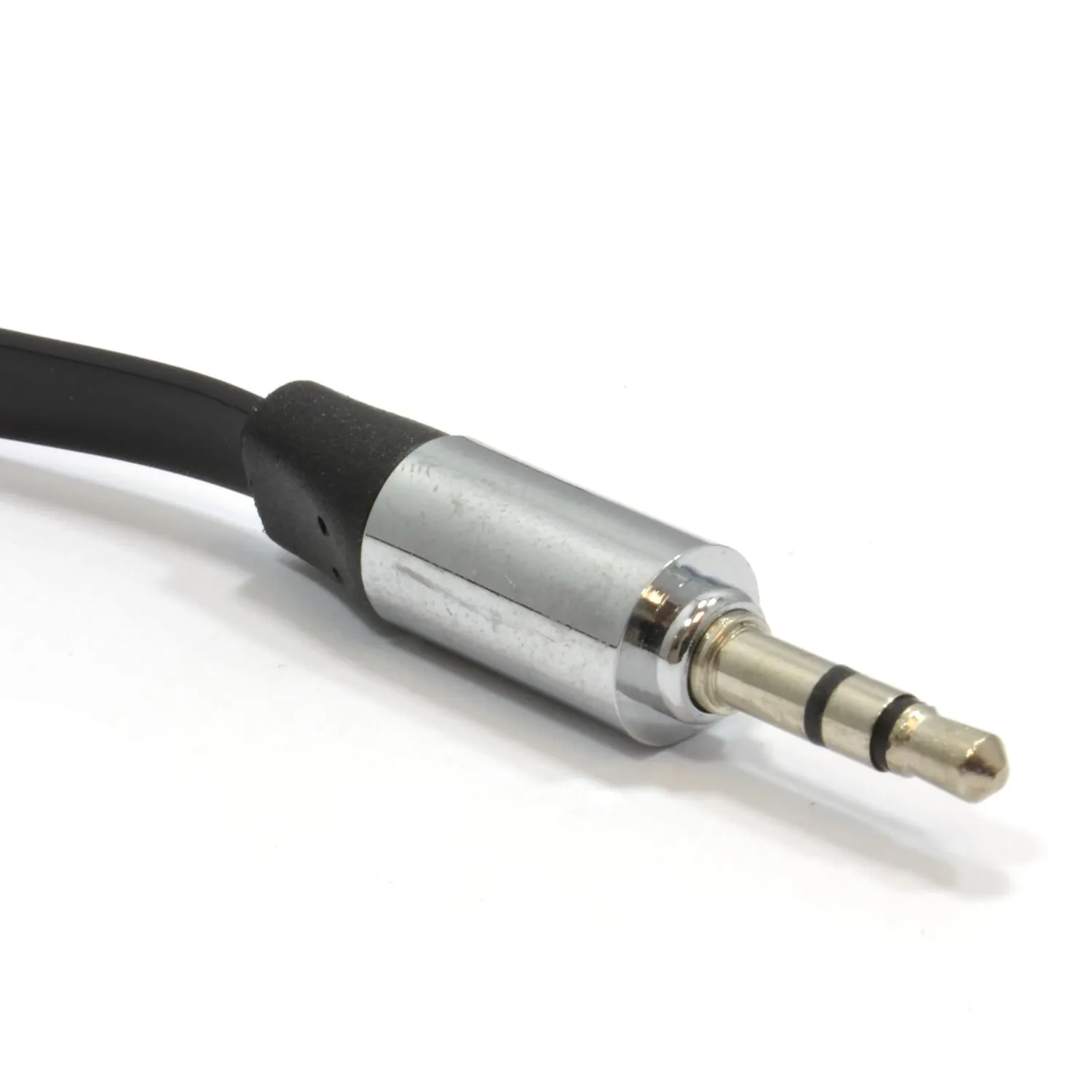 Kenable Flach Audiokabel 3,5mm Klinke 2m schwarz