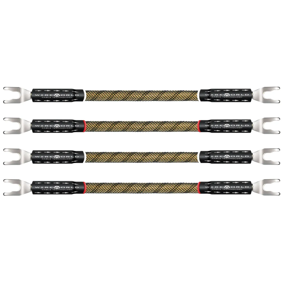 WireWorld Gold Eclipse 10 Bi-Wire Jumper Bananen 4er