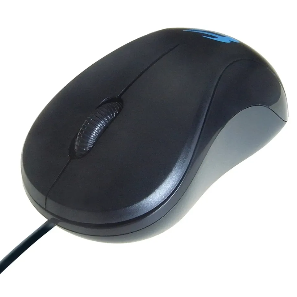Kenable MO542 USB-Maus schwarz 1,2 m 1000 DPI
