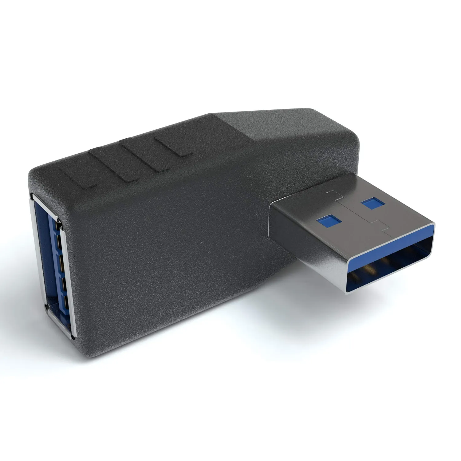 JAMEGA USB 3.0 Winkeladapter 270° 2er Pack schwarz