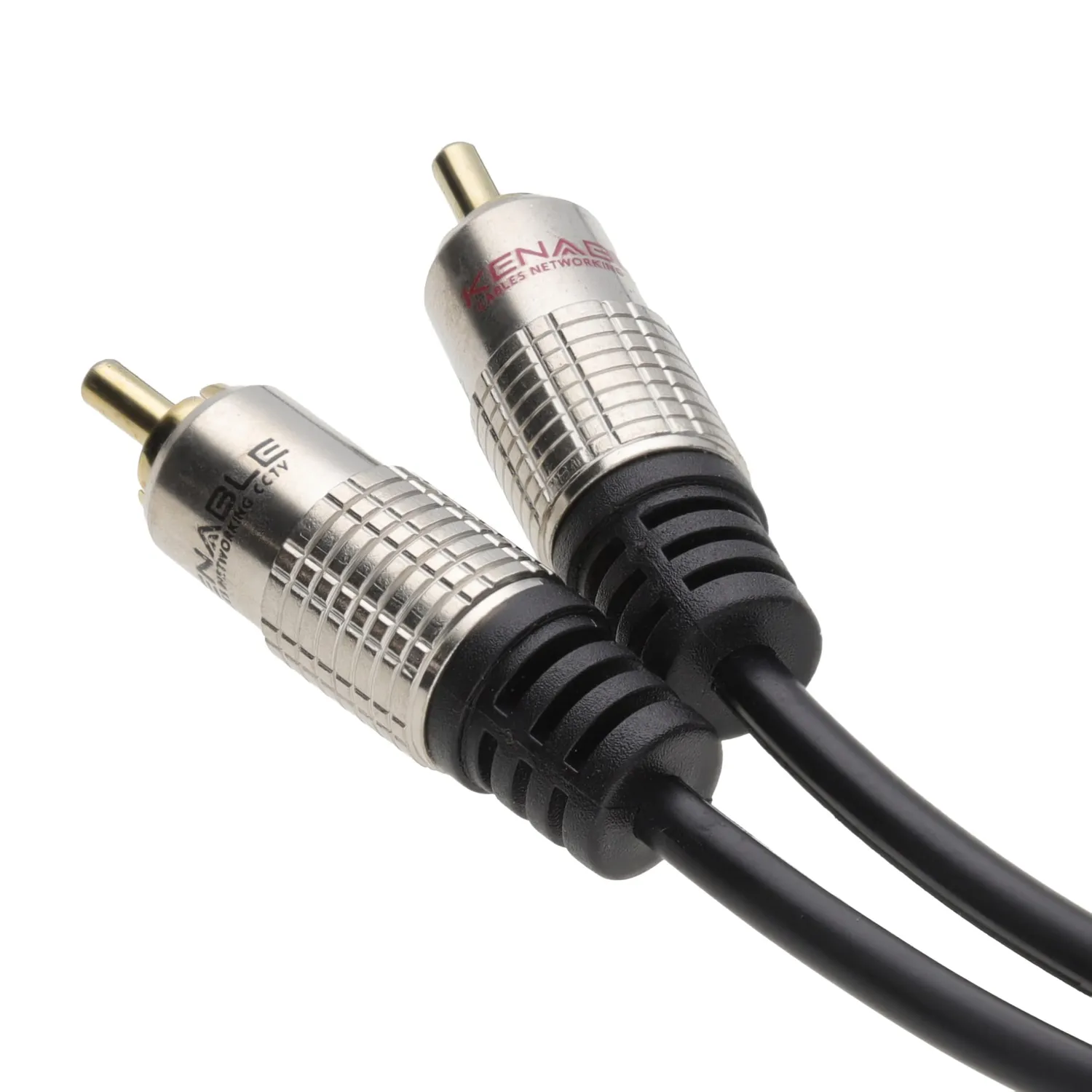 Kenable Profi Audio Cinch Kabel 0,5m Stereo