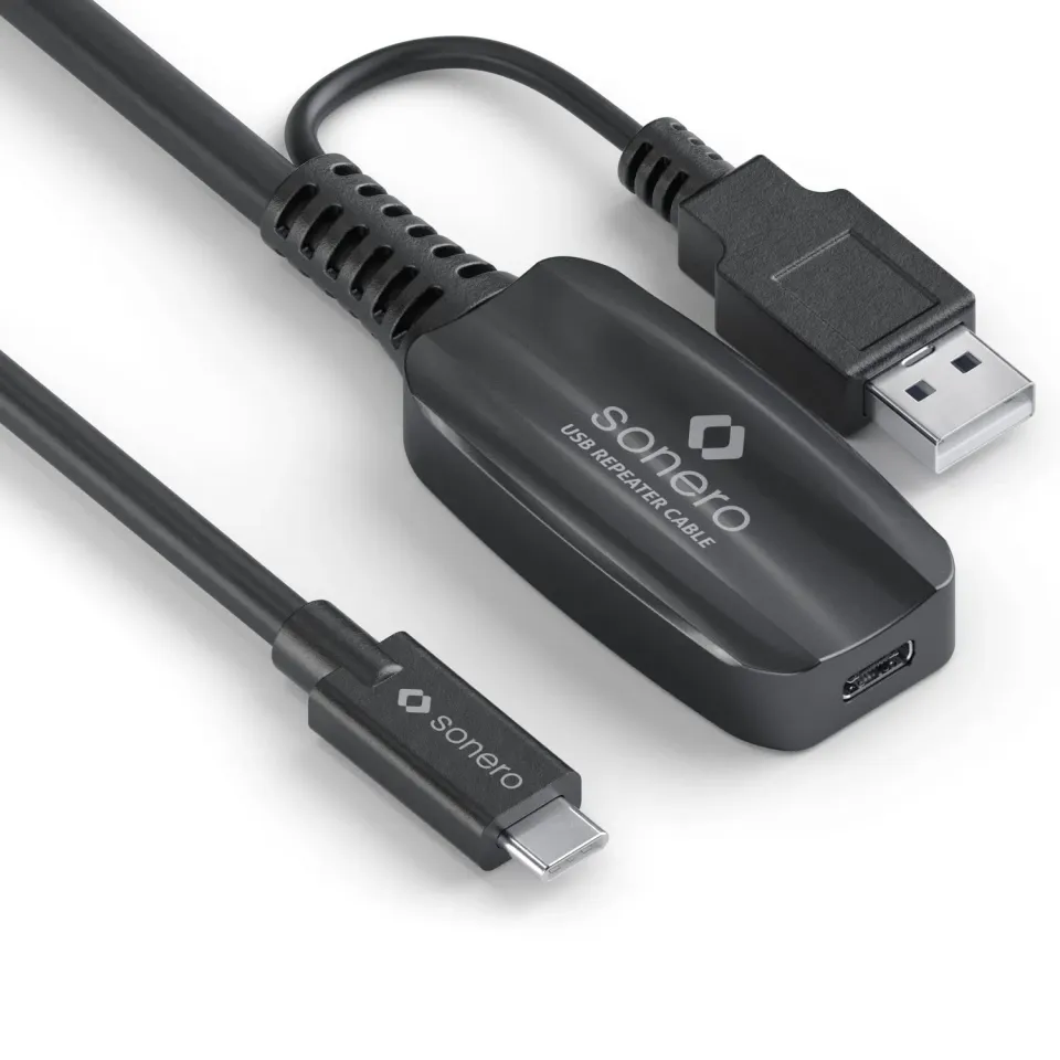 Sonero S-XU3010-100 USB-C Verlängerung 10 m aktiv