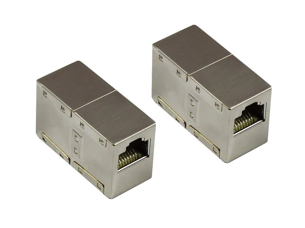 Good Connections Cat.6A Patchkabel-Kupplung RJ45 silber