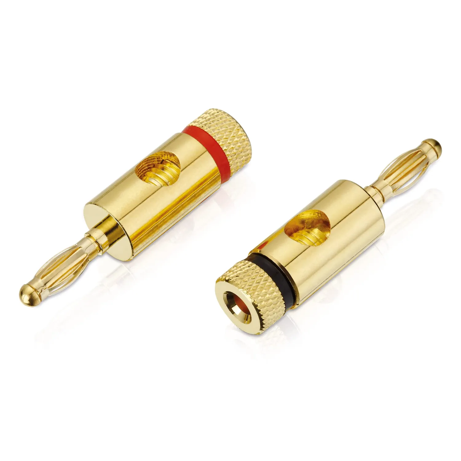 Sonero Premium S-SC010-004 Bananenstecker 4er-Set vergoldet