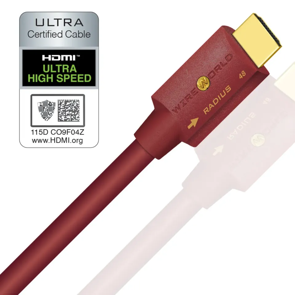 WireWorld Radius 48 HDMI-Kabel 1,0m 8K 48Gbps