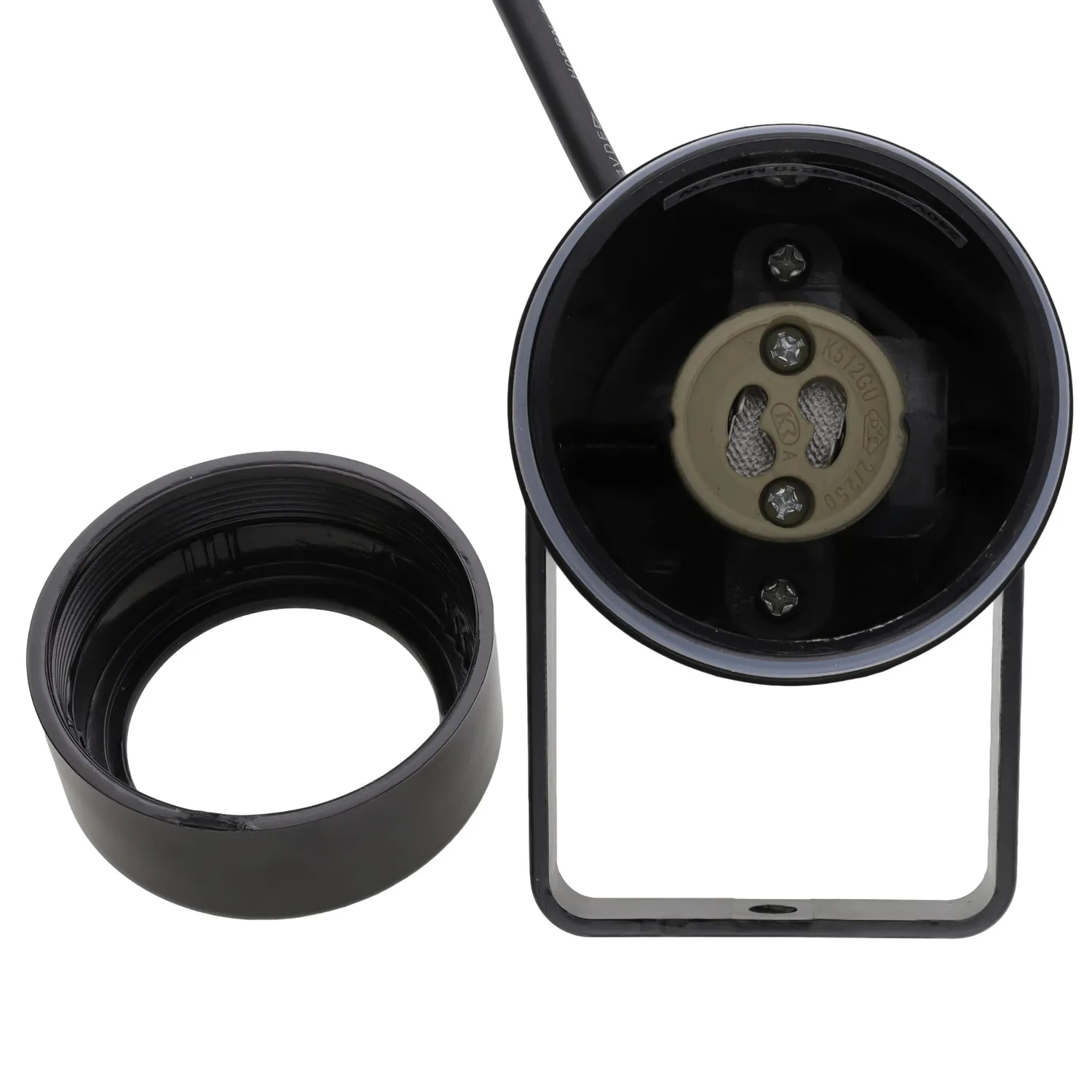 Kenable GU10 Garten Spot IP65 Schwarz Außen