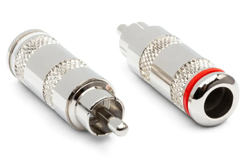 Hosa RCA-025 Cinch-Adapter Kupplung Metall