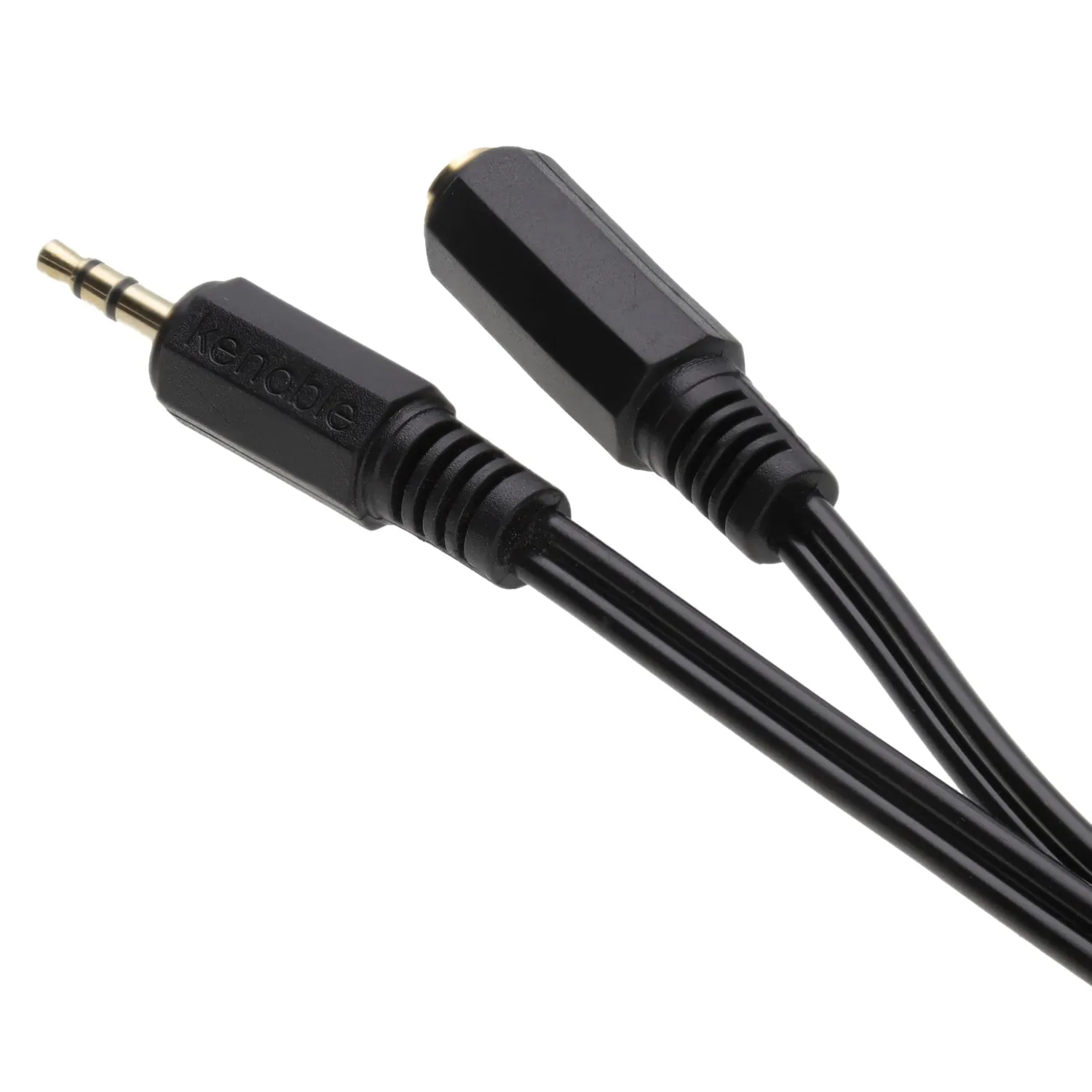 Kenable 3,5mm Klinke Verlängerungskabel 3m schwarz Stereo