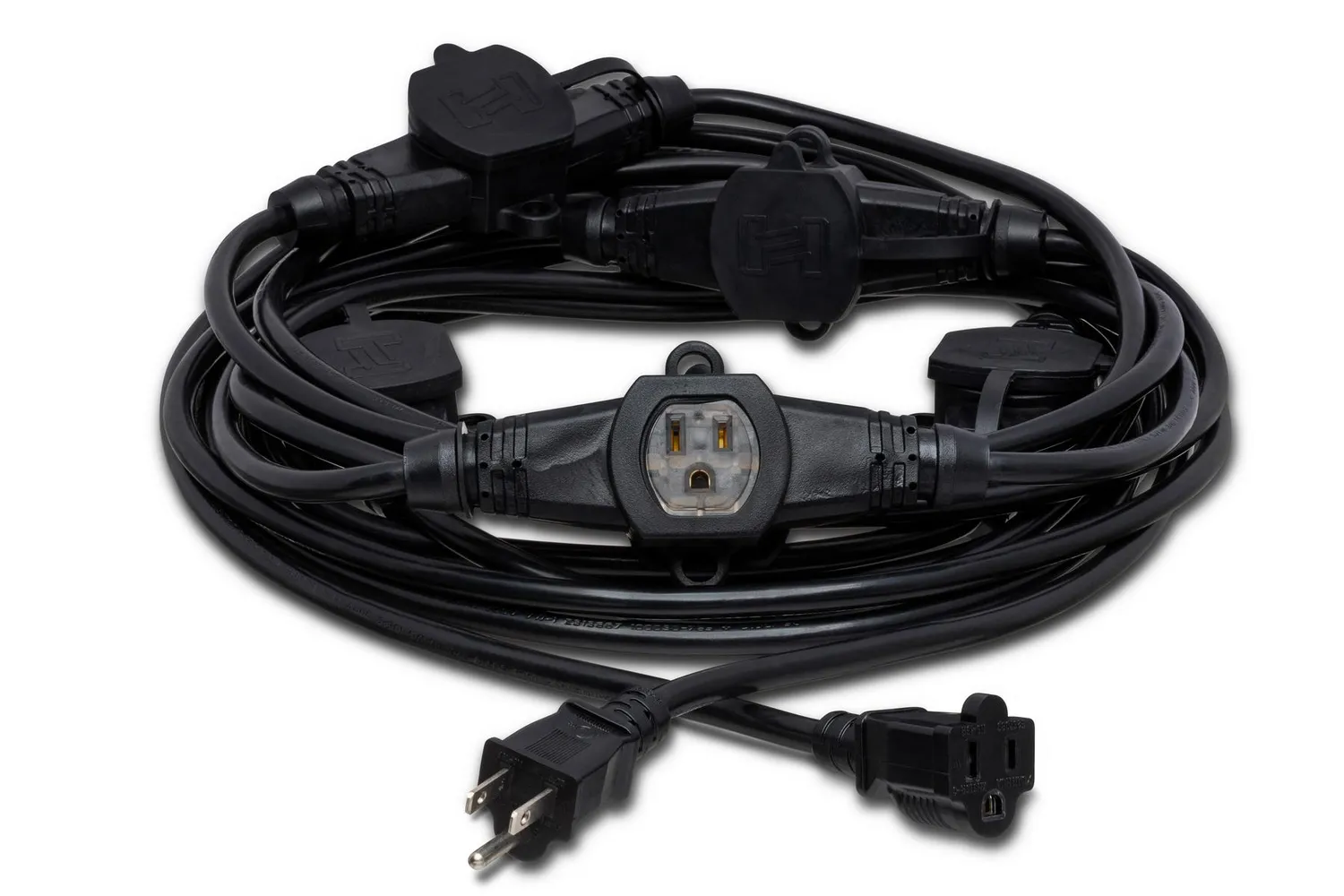 Hosa PDX-225 Stromverteilerkabel 8-fach schwarz